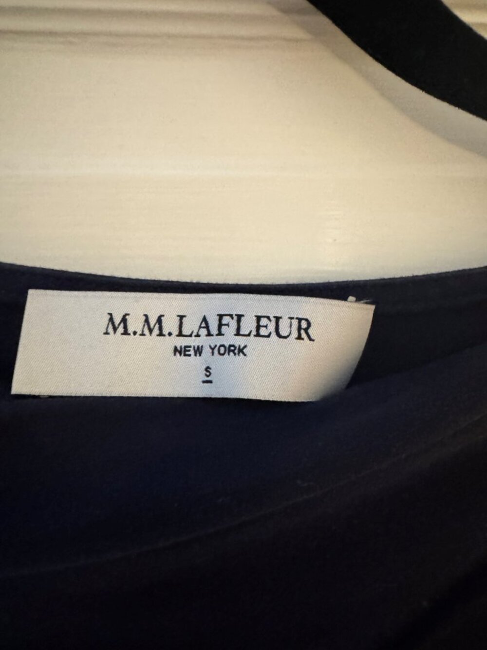 MM LaFleur Navy Top - Picture 3 of 3